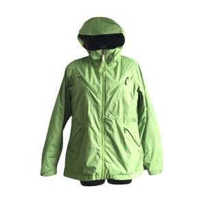 Burton snowboard Ski jacket Womens green xs Winter